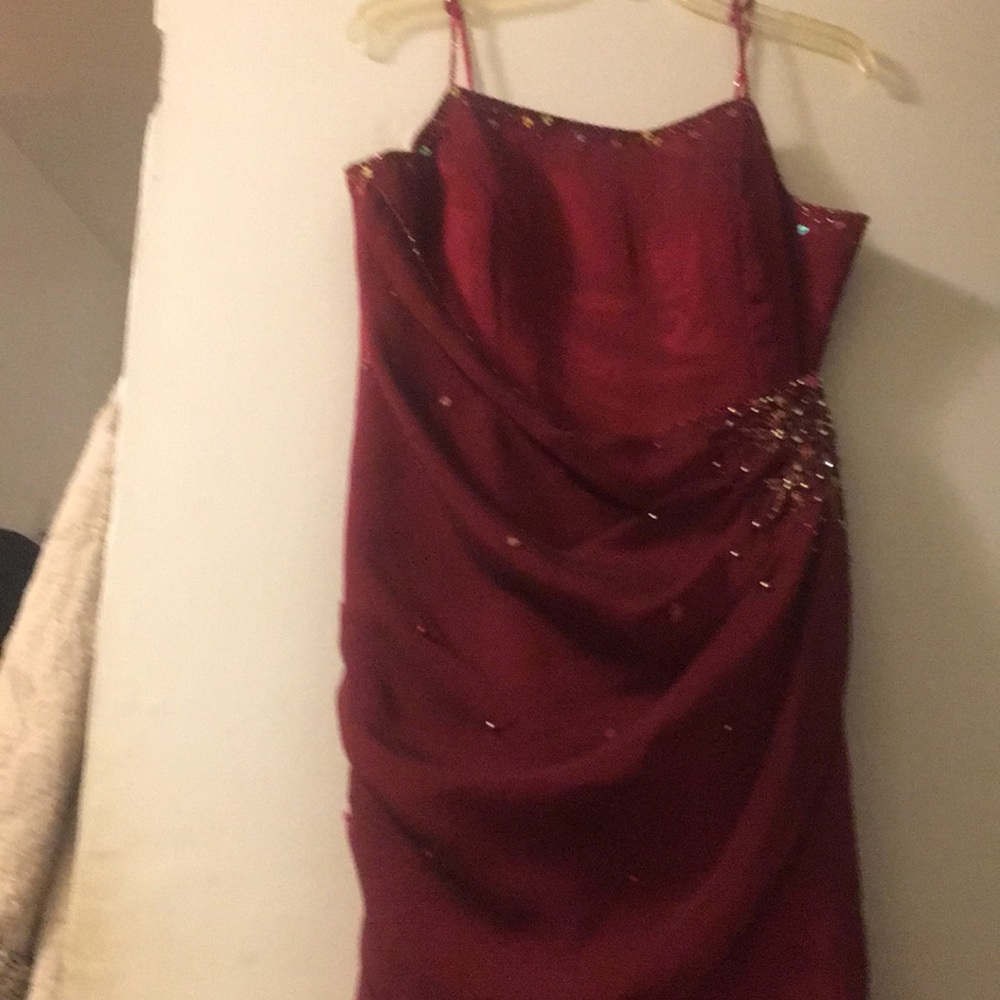 Long gown for a wedding